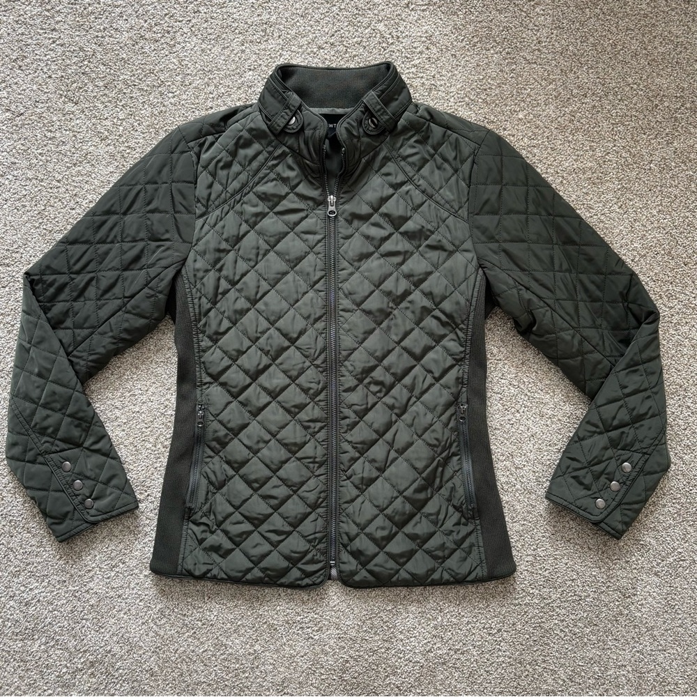 41 Hawthorn quilted green jacket size xs stitch fix
